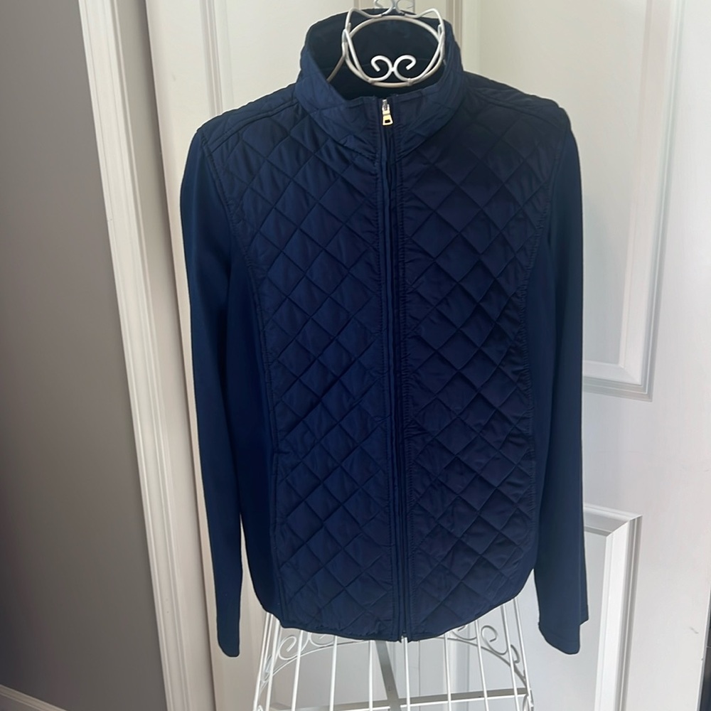 Banana Republic Mixed Media Jacket